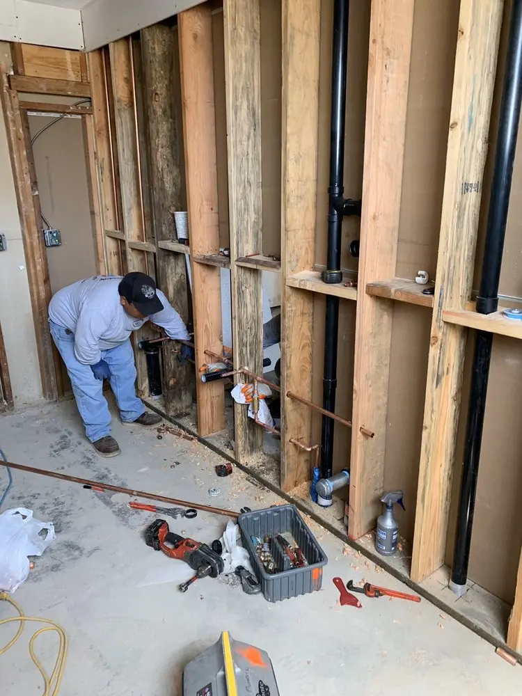 Commercial rough-in plumbing for Water Heater Replacement in Chain Lake